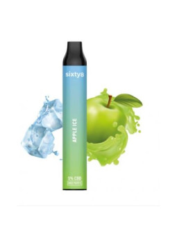 Vape Sixty8 Apple Ice 5% CBD - 800puff