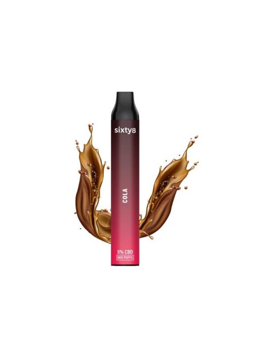 Vape Sixty8 Cola 5% CBD - 800puff