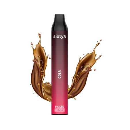 Vape Sixty8 Cola 5% CBD - 800puff