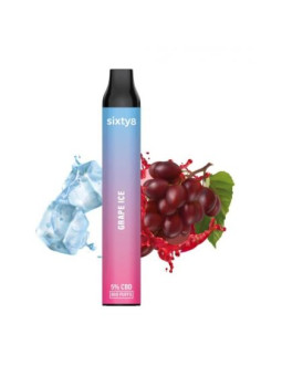 Vape Sixty8 Grape Ice 5% CBD - 800puff