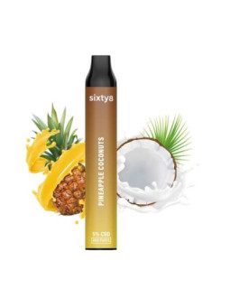 Vape Sixty8 Pineapple Coconut 5% CBD - 800puff