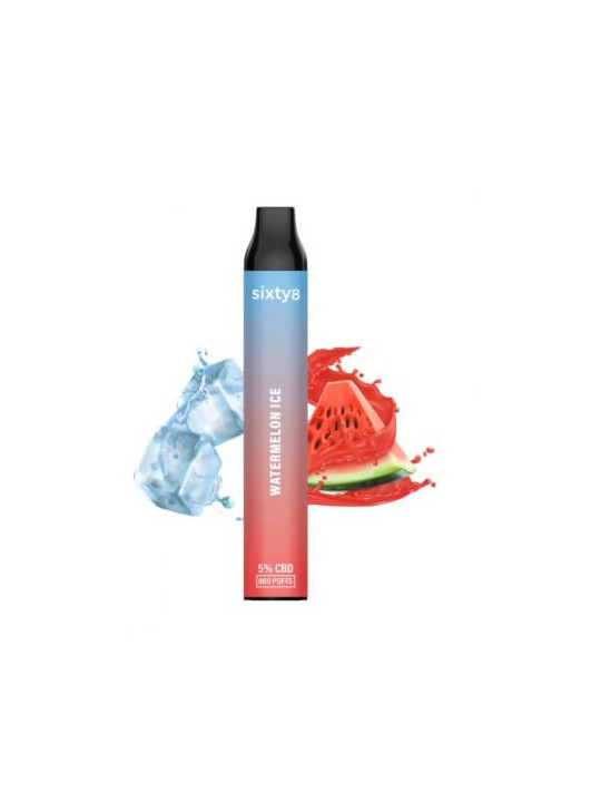 Vape Sixty8 Watermelon Ice 5% CBD - 800puff
