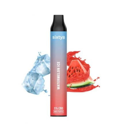 Vape Sixty8 Watermelon Ice 5% CBD - 800puff