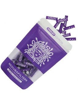 Filtre Slim Carbon Activ + Celuloza Medusa Violet ø6mm x50buc