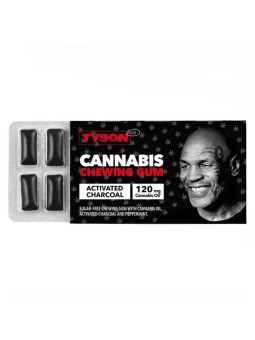 Tyson 2.0 Cannabis Chewing Gum with Cannabis Oil THC Free