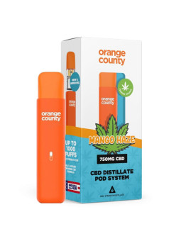 Orange County CBD Vape Pen 750mg CBD - Mango Haze