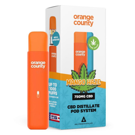 Orange County CBD Vape Pen 750mg CBD - Mango Haze
