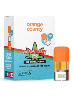 Orange County CBD Prefilled Pod 750mg CBD - Strawberry Kush