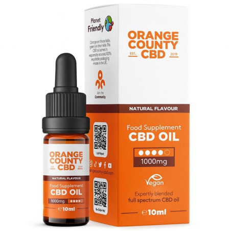 Orange County CBD Oil Natural - 1000mg CBD (10ml)