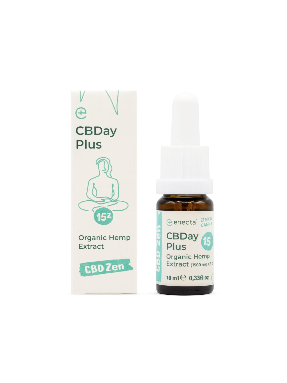 Enecta CBDay Plus 15% Ulei CBD Intens (10ml)