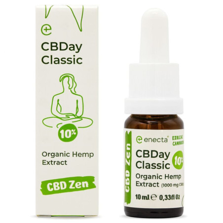 Enecta CBDay Classic 10% Ulei CBD Echilibrat (10ml)