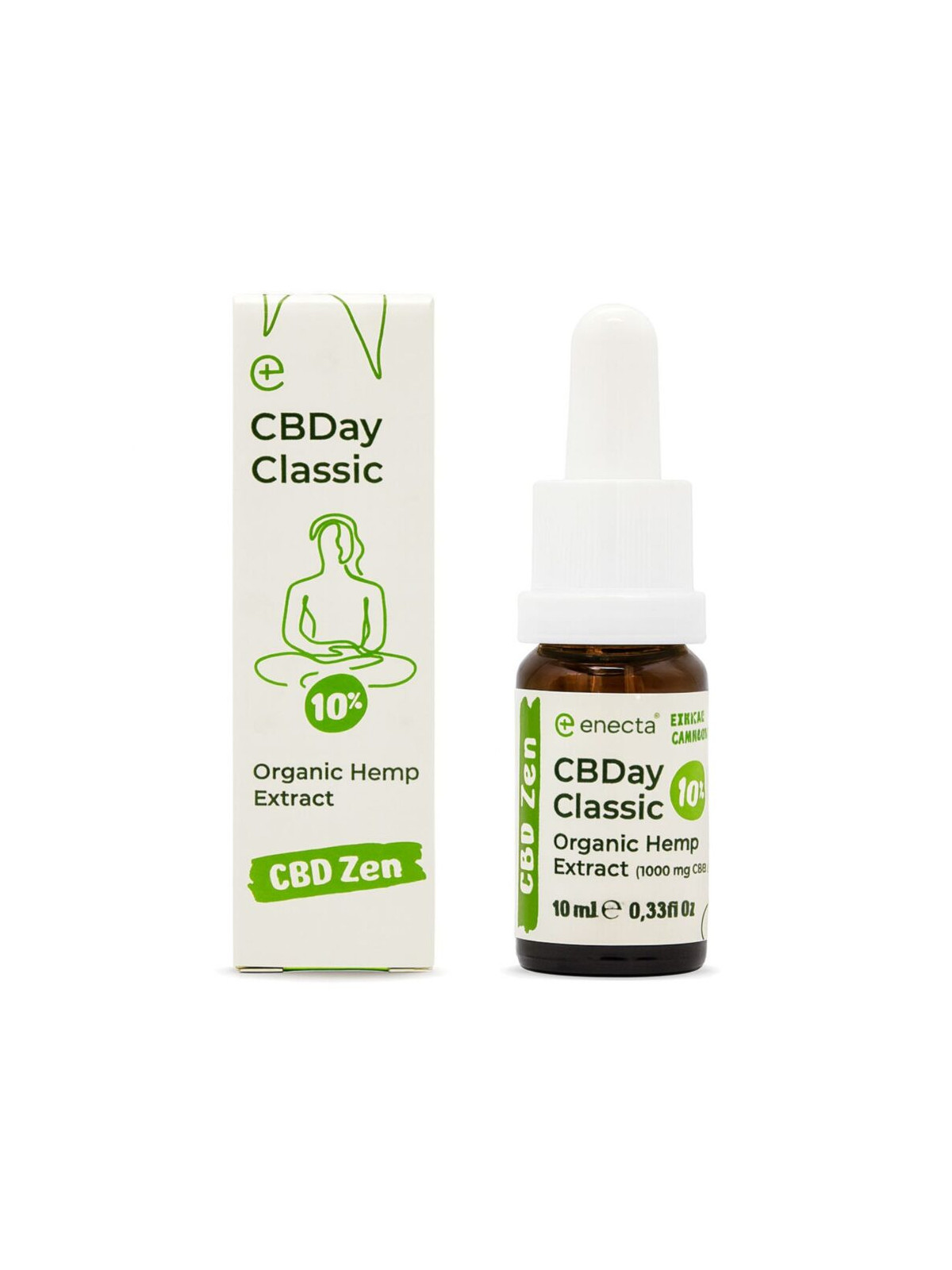 Enecta CBDay Classic 10% Ulei CBD Echilibrat (10ml)