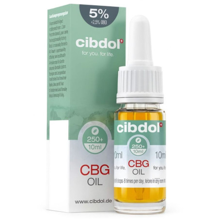 Cibdol Ulei CBD 5% CBG + 2.5% CBD (10ml)