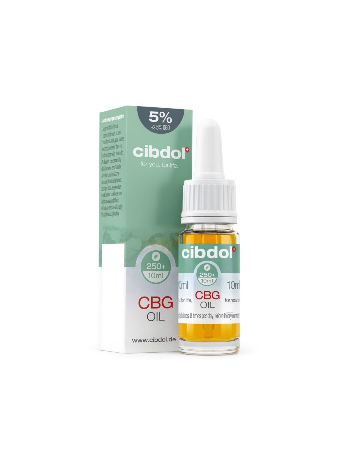 Cibdol Ulei CBD 5% CBG + 2.5% CBD (10ml)