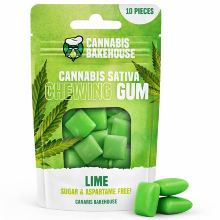 Cannabis Bakehouse Guma de Mestecat Cannabis Sativa - Lime