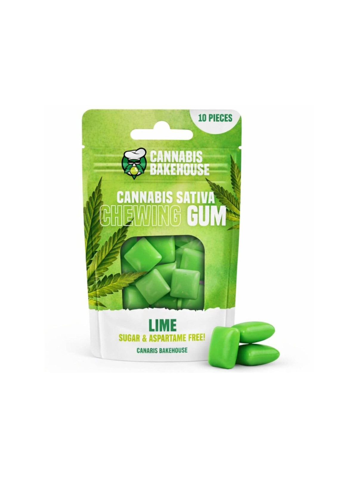 Cannabis Bakehouse Guma de Mestecat Cannabis Sativa - Lime