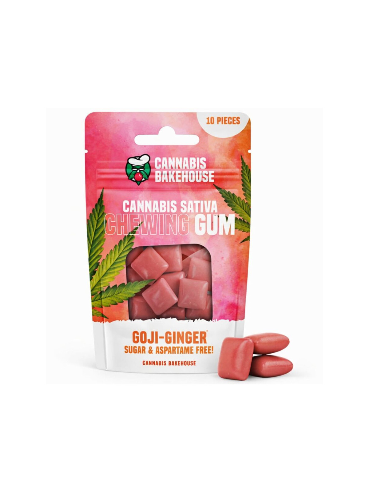 Cannabis Bakehouse Guma de Mestecat Cannabis Sativa - Goji Ginger