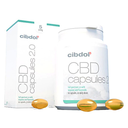 Capsule moi Cibdol 2.0 5% CBD 500mg (60 capsule)
