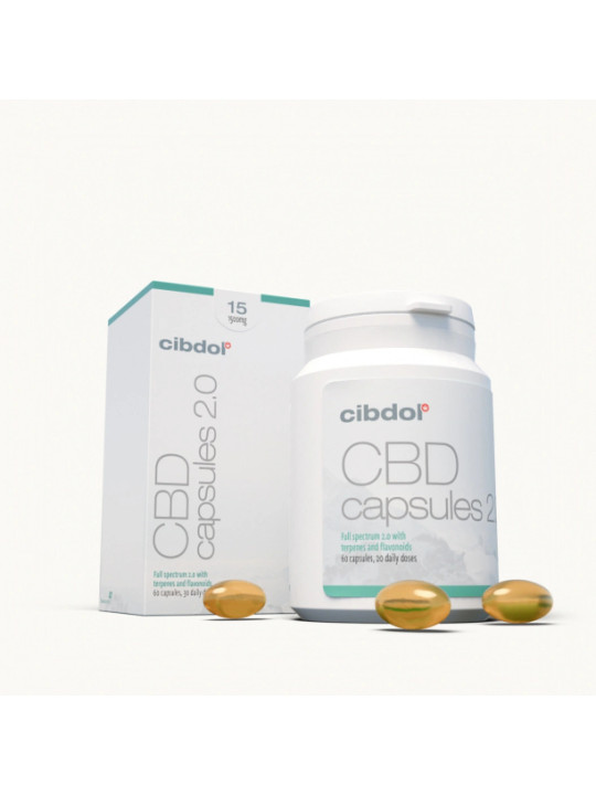 Capsule moi Cibdol 2.0 15% CBD (60 capsule)