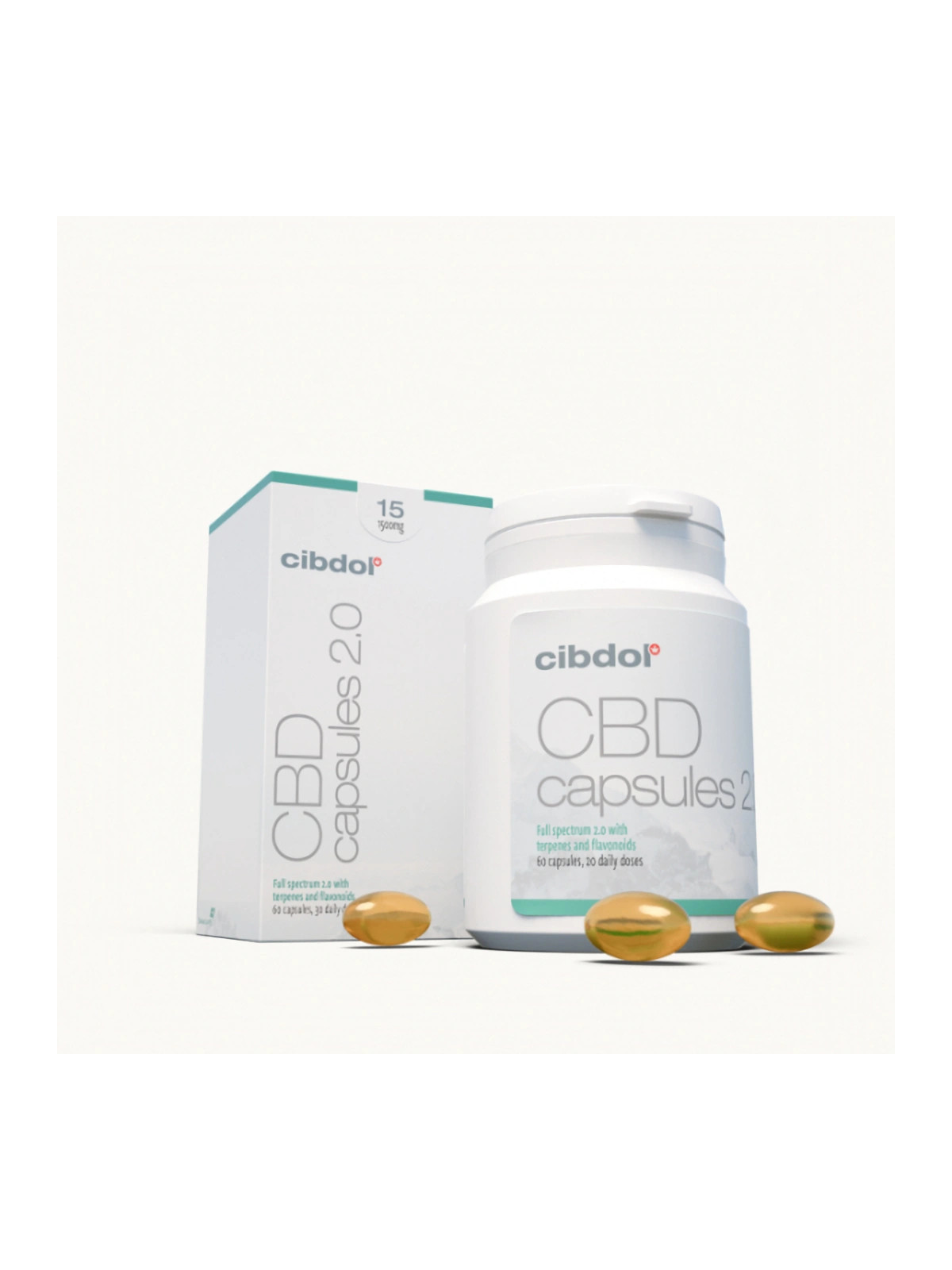 Capsule moi Cibdol 2.0 15% CBD (60 capsule)