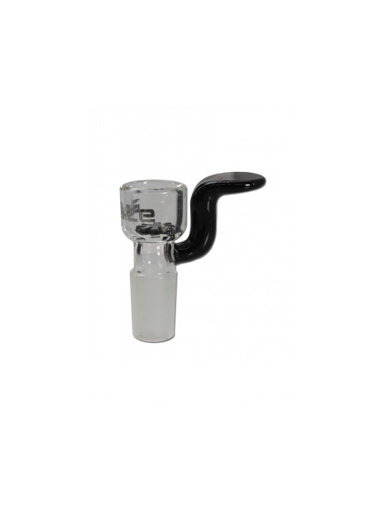 Premium 'Blaze Glass' Glass Bowl Sieve Knob black