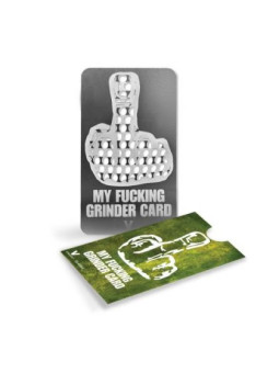 Grinder Card 'My F'n Grinder Card'